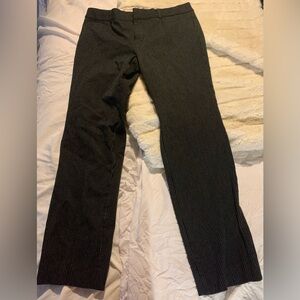 Pre loved black pants with with stripes by Banana Republic size 12